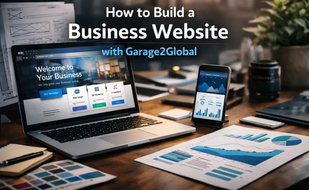 scale your business online with garage2global