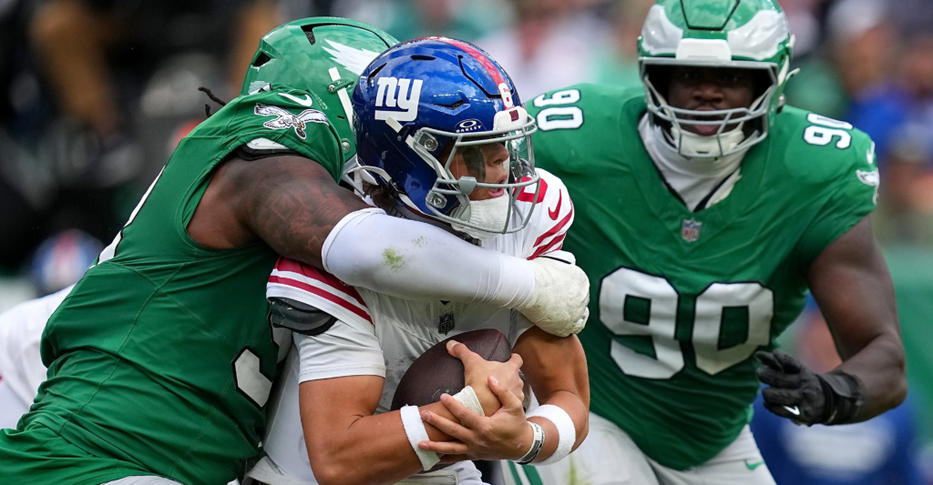 philadelphia eagles vs new york giants match player stats