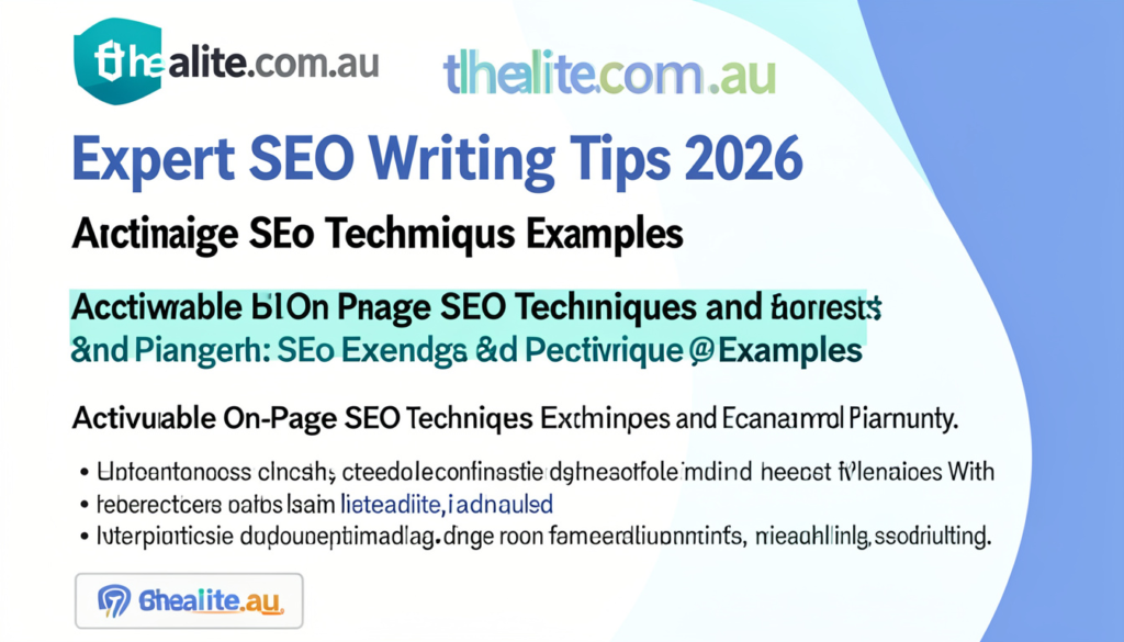 Content Writing thealite.com.au | Expert SEO Writing Tips 2026 content writing thealite.com.au