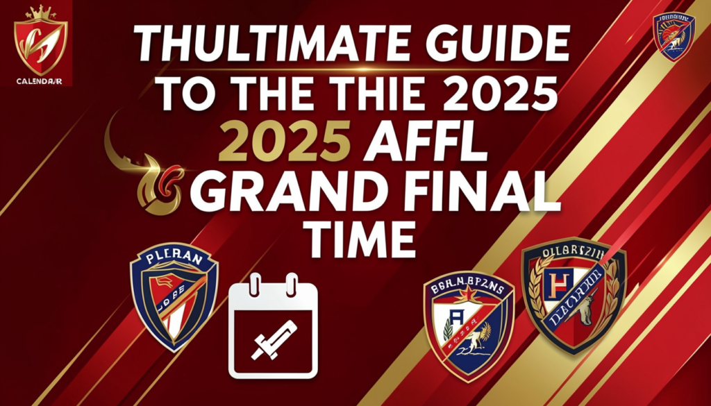 AFL Grand Final Time