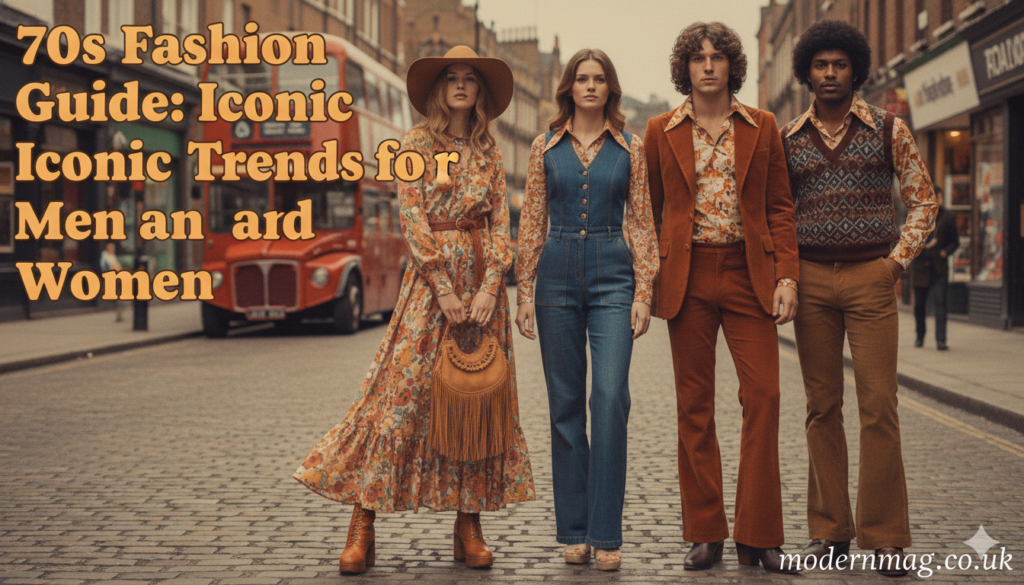 70s Fashion Guide: Iconic Trends for Men and Women 70s Fashion