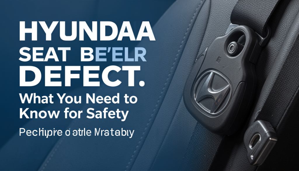 Hyundai Seat Belt Anchor Defect